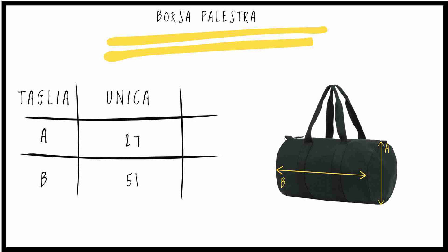 Borsa palestra in cotone bio Haru Natura