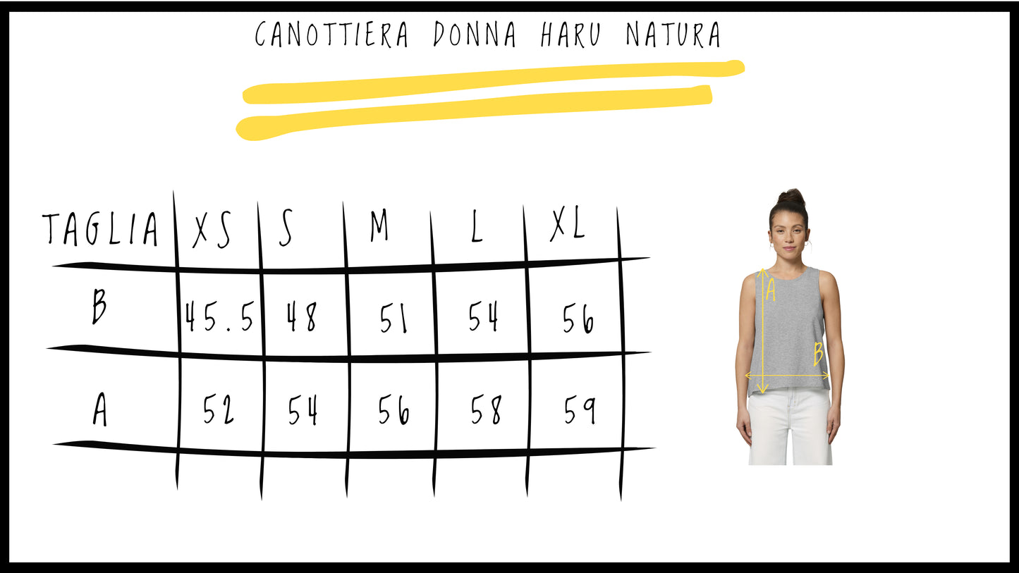 Canottiera donna Haru Natura