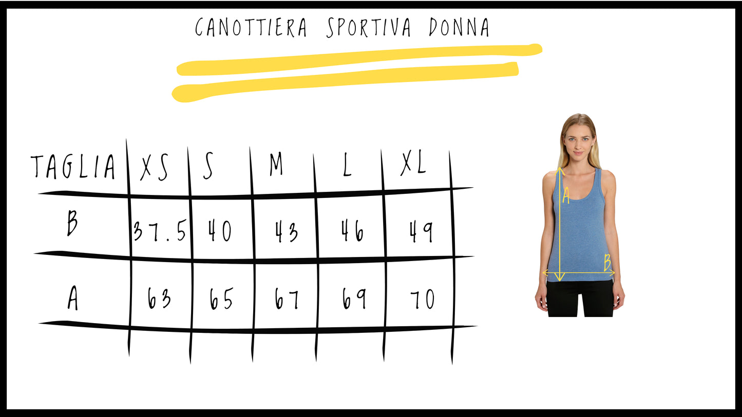 Canottiera sportiva donna Haru Natura