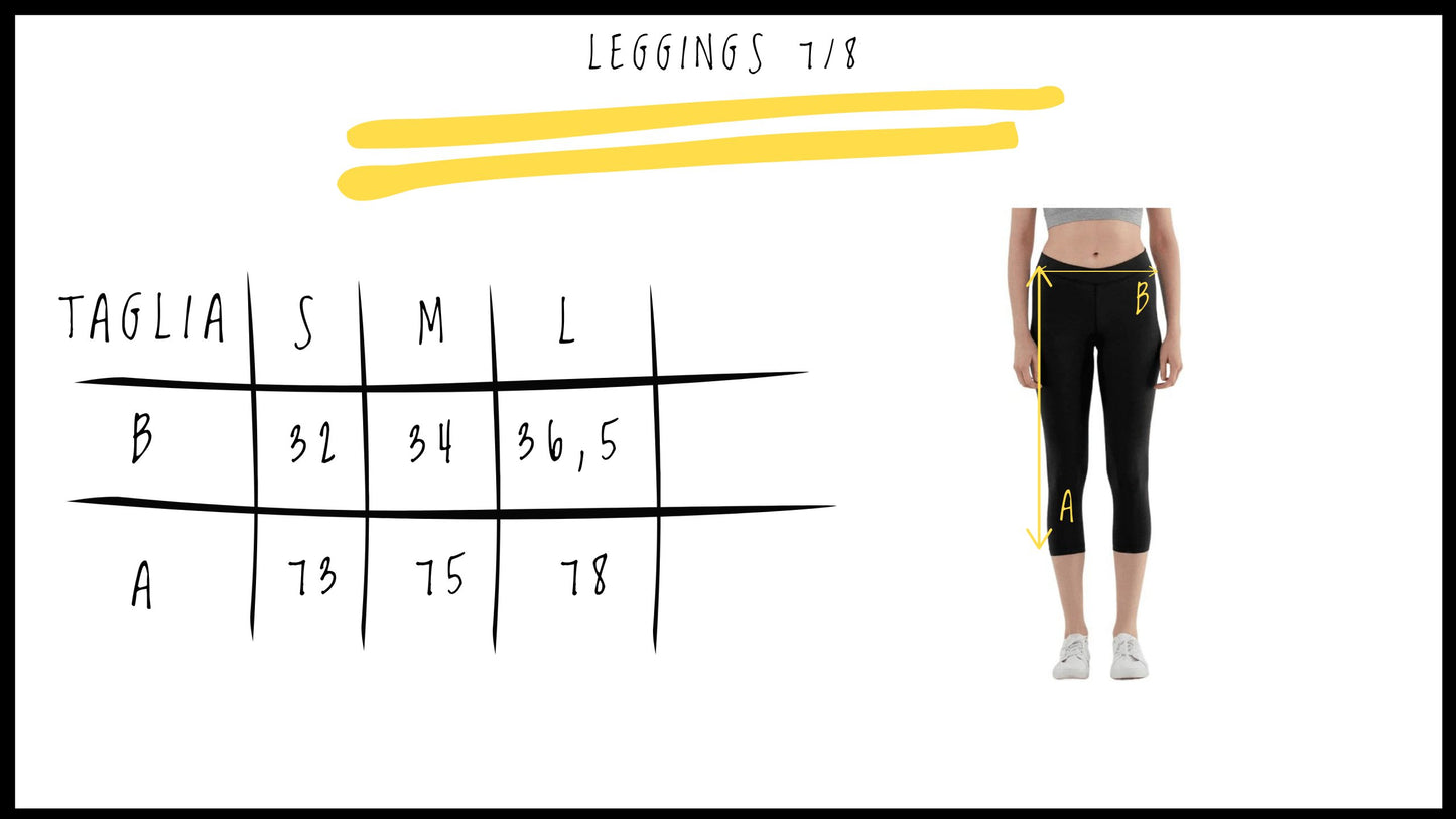 Leggings donna 7/8 Leela Cotton