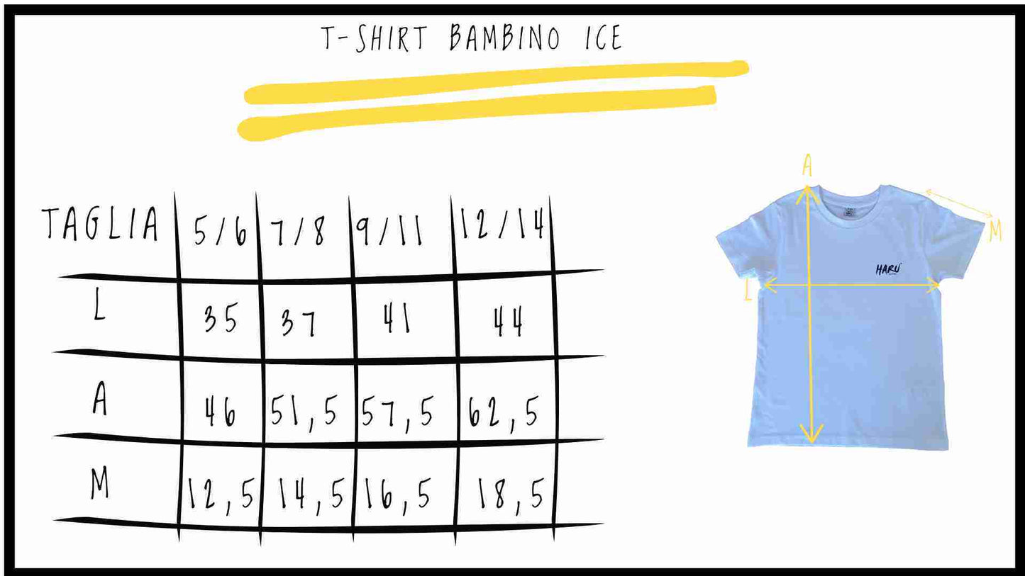 T-shirt bambino Ice