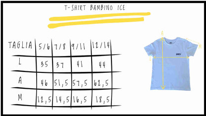 T-shirt bambino Ice